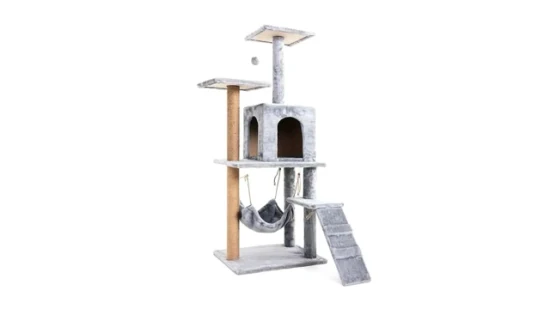 Кошачье дерево с платформой Когтеточки для кошек Интерактивные игрушки Игрушки для домашних животных Симпатичные на продажу